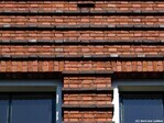 Metselwerk zijgevel, bovenste deel.
<br/>
Gert-Jan Lobbes, 2020